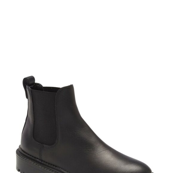 AGL – Chelsea Combat Boot Size 8.5/38.5 EU Black Leather - Picture 7 of 9